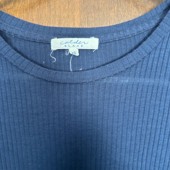 Calder Blake Rampling rib tee, sz XS - Picture 5 of 5